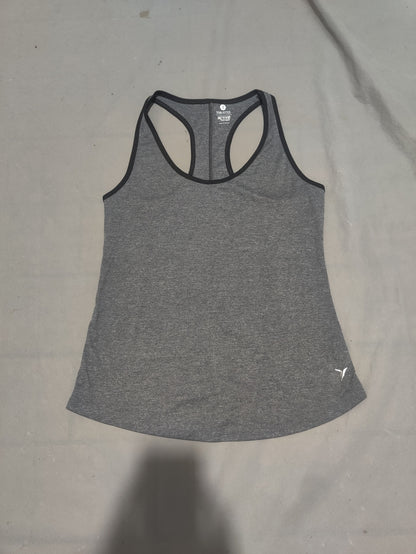 Old Navy Women Sport Gray Vest T Shirt
