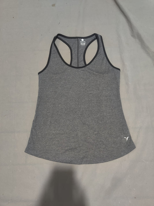 Old Navy Women Sport Gray Vest T Shirt