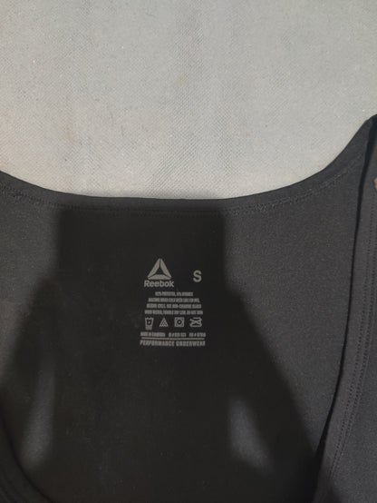 Reebok Women Sport Black Vest T Shirt