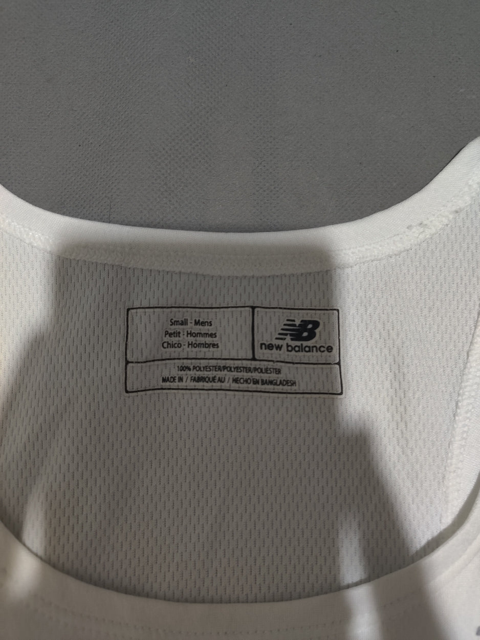 New Balance Women Sport White Vest T Shirt