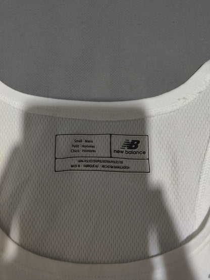 New Balance Women Sport White Vest T Shirt