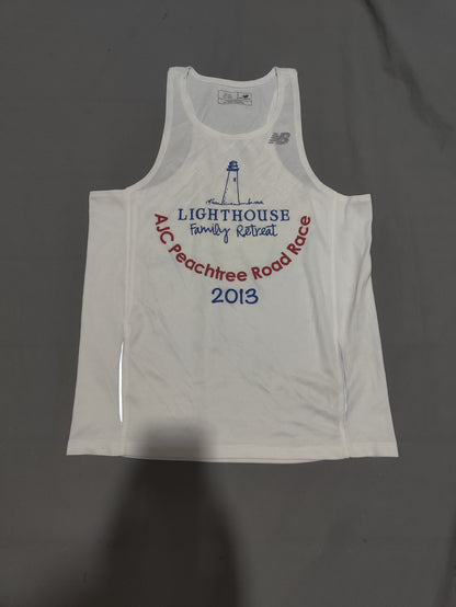 New Balance Women Sport White Vest T Shirt