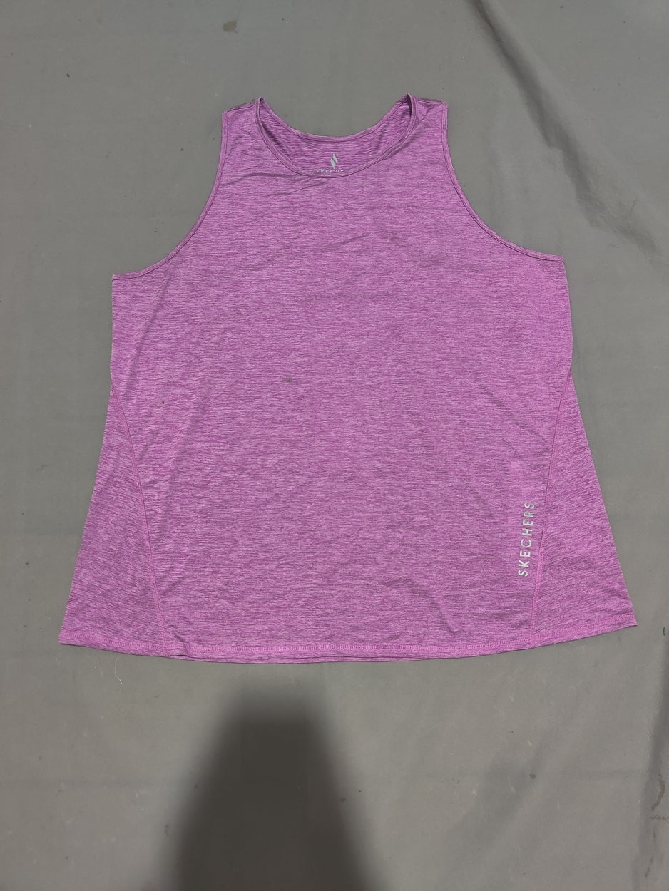 Skechers Women Sport Purple Vest T Shirt