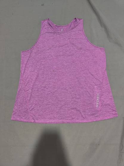 Skechers Women Sport Purple Vest T Shirt