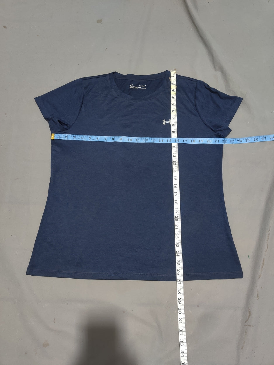 Under Armour Women Sport Blue T Shirt