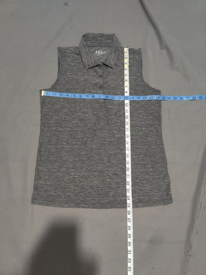 Izod Women Sport Gray Vest T Shirt