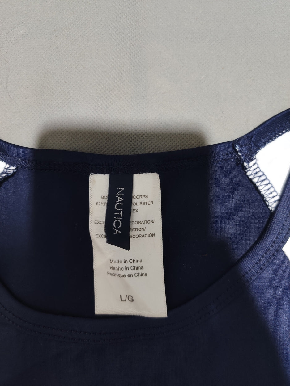 Nautica Women Sport Blue T Shirt