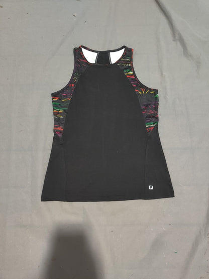 Fila Women Sport Black Vest T Shirt