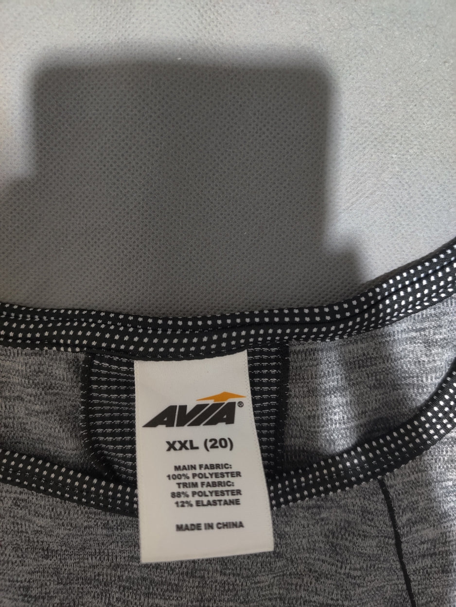 Avia Women Sport Gray Vest T Shirt