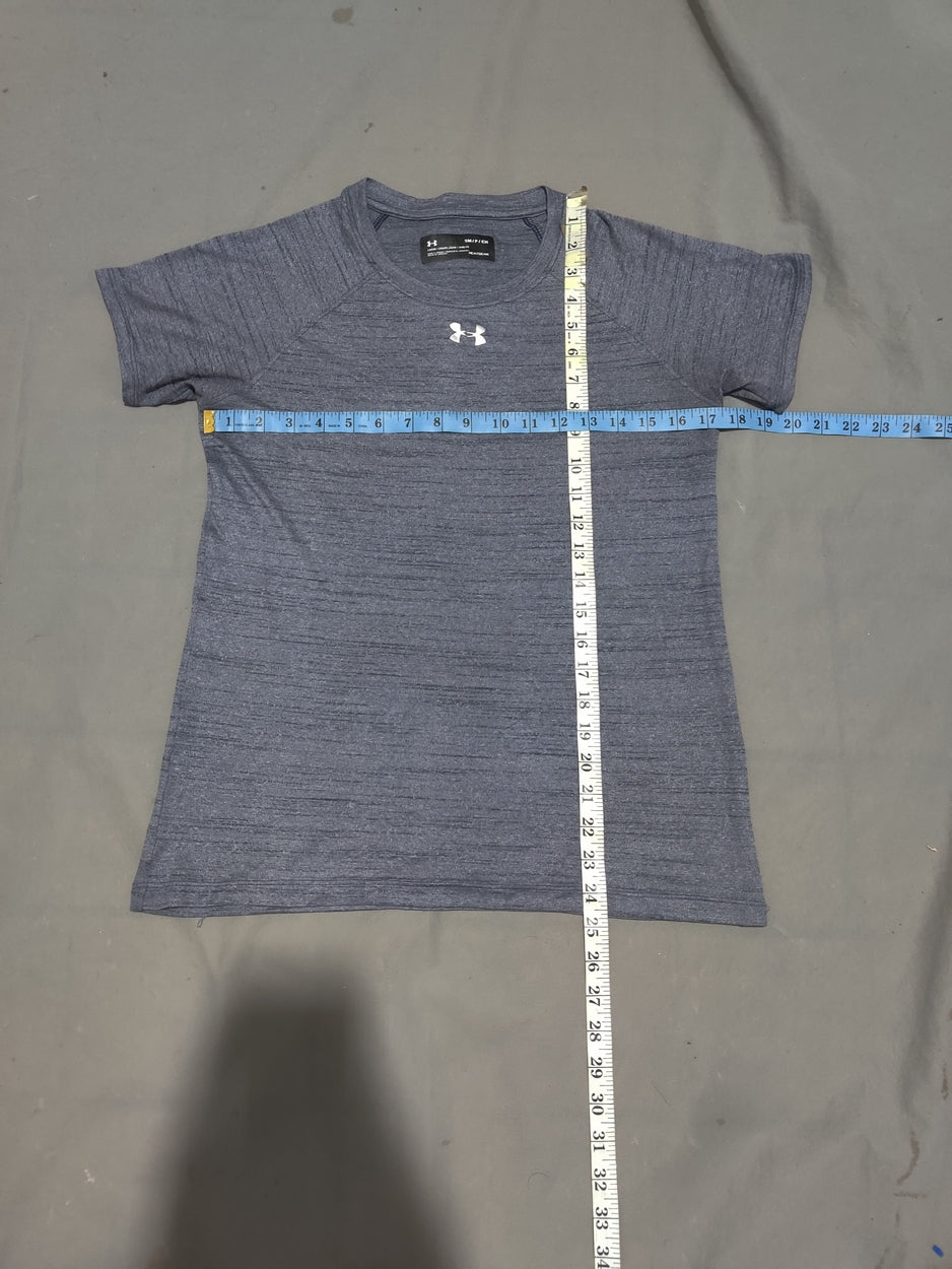 Under Armour Women Sport Gray T Shirt