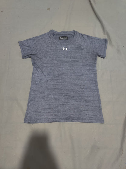 Under Armour Women Sport Gray T Shirt