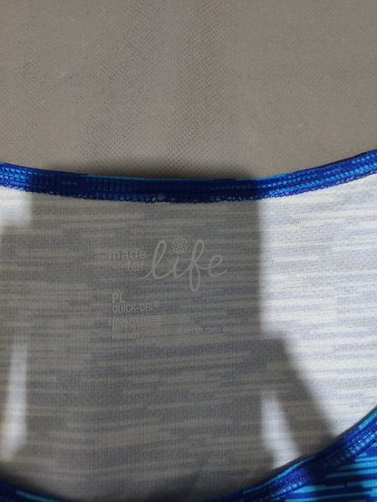 Made for life  Women Sport Blue Vest T Shirt – Preloved Labels (view 3)