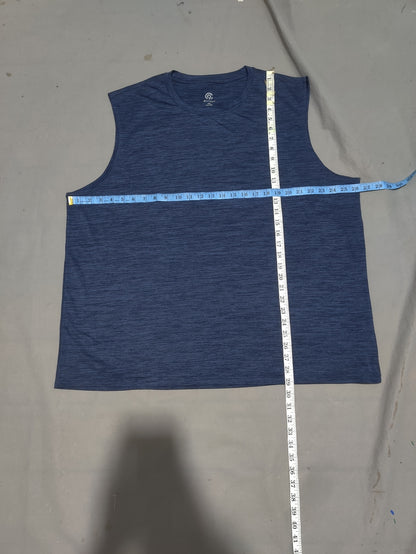 Champion Women Sport Blue Vest T Shirt