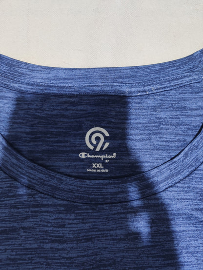 Champion Women Sport Blue Vest T Shirt