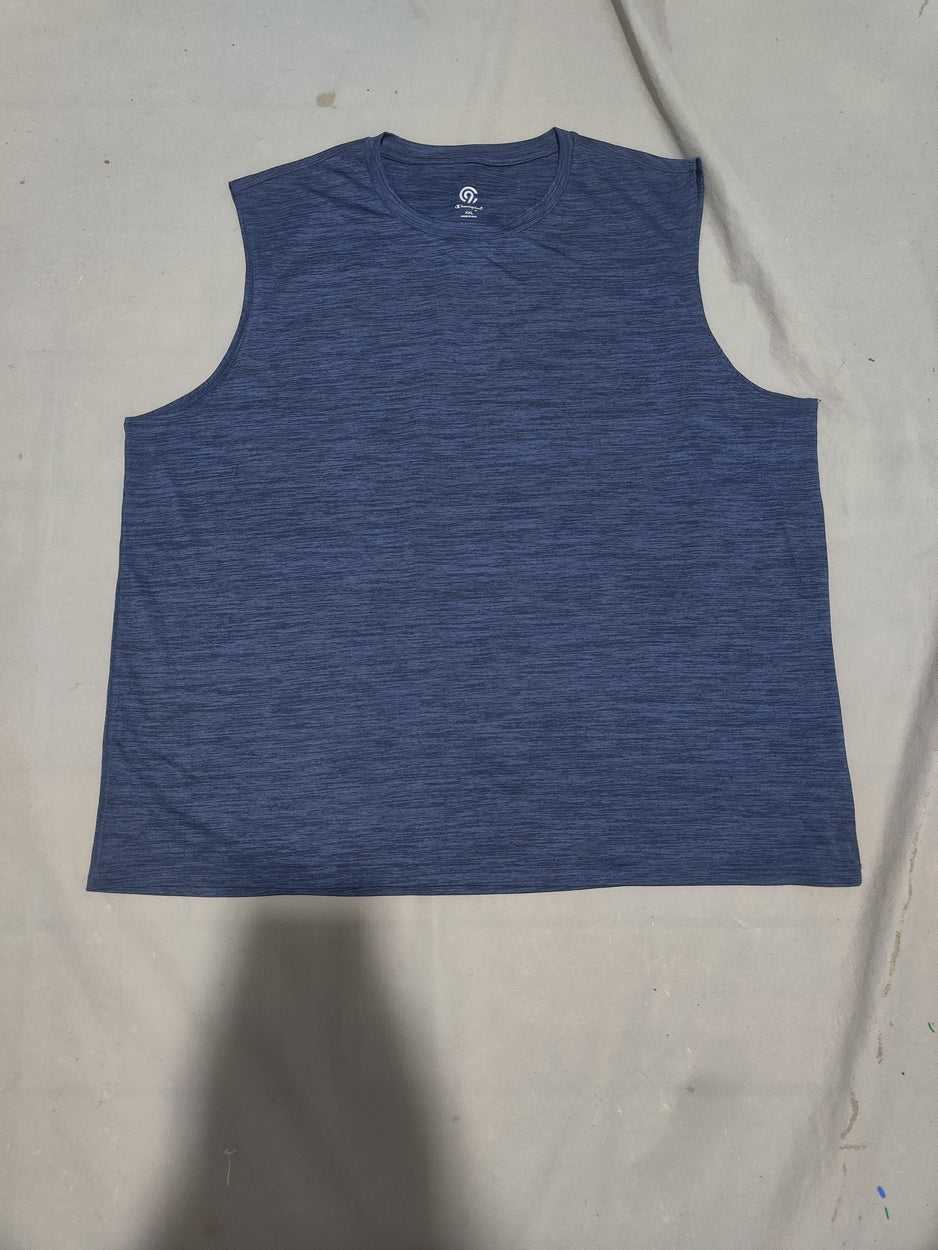 Champion Women Sport Blue Vest T Shirt