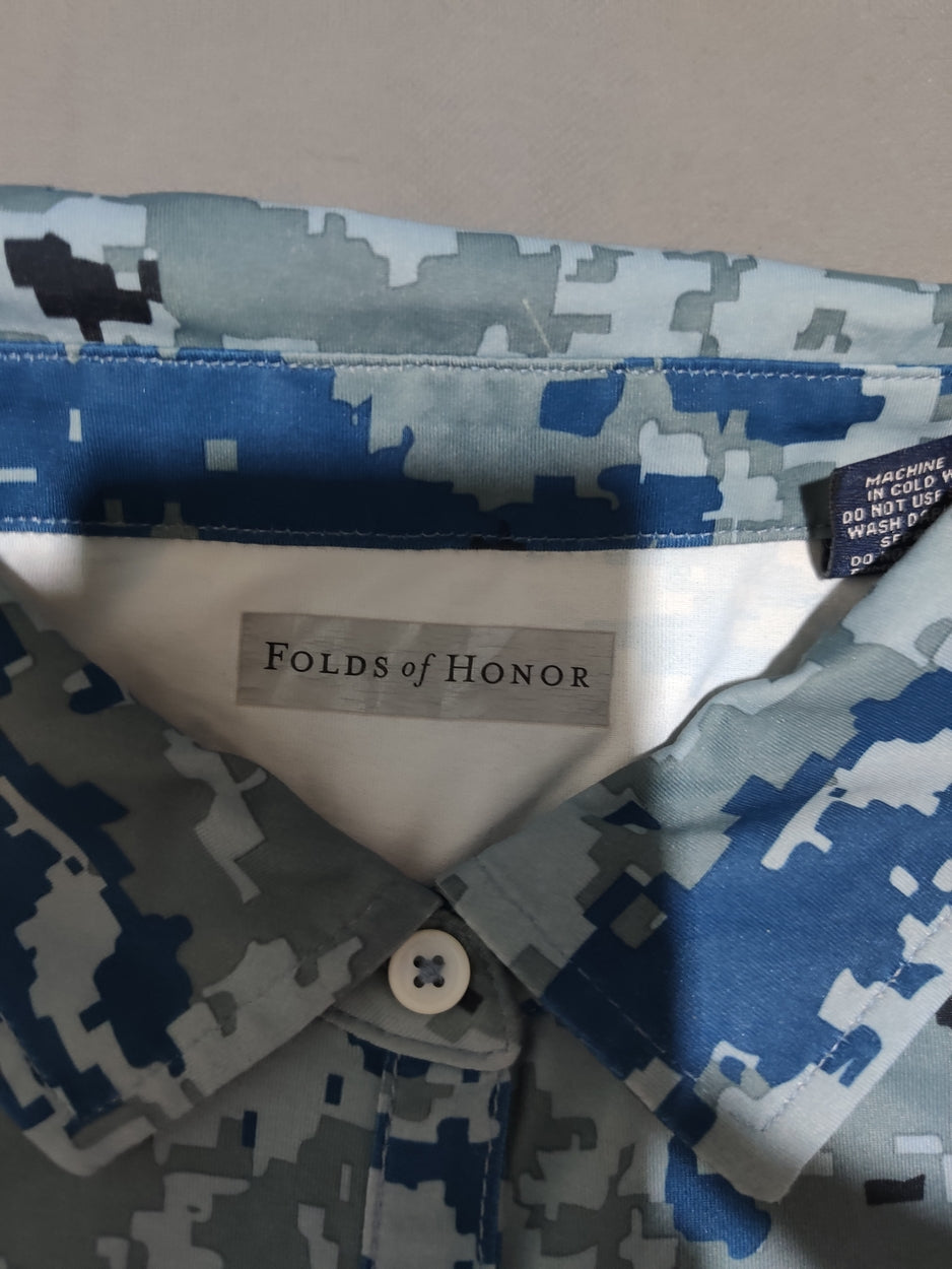 Folds of Honor Women Sport Camouflage Polo T Shirt