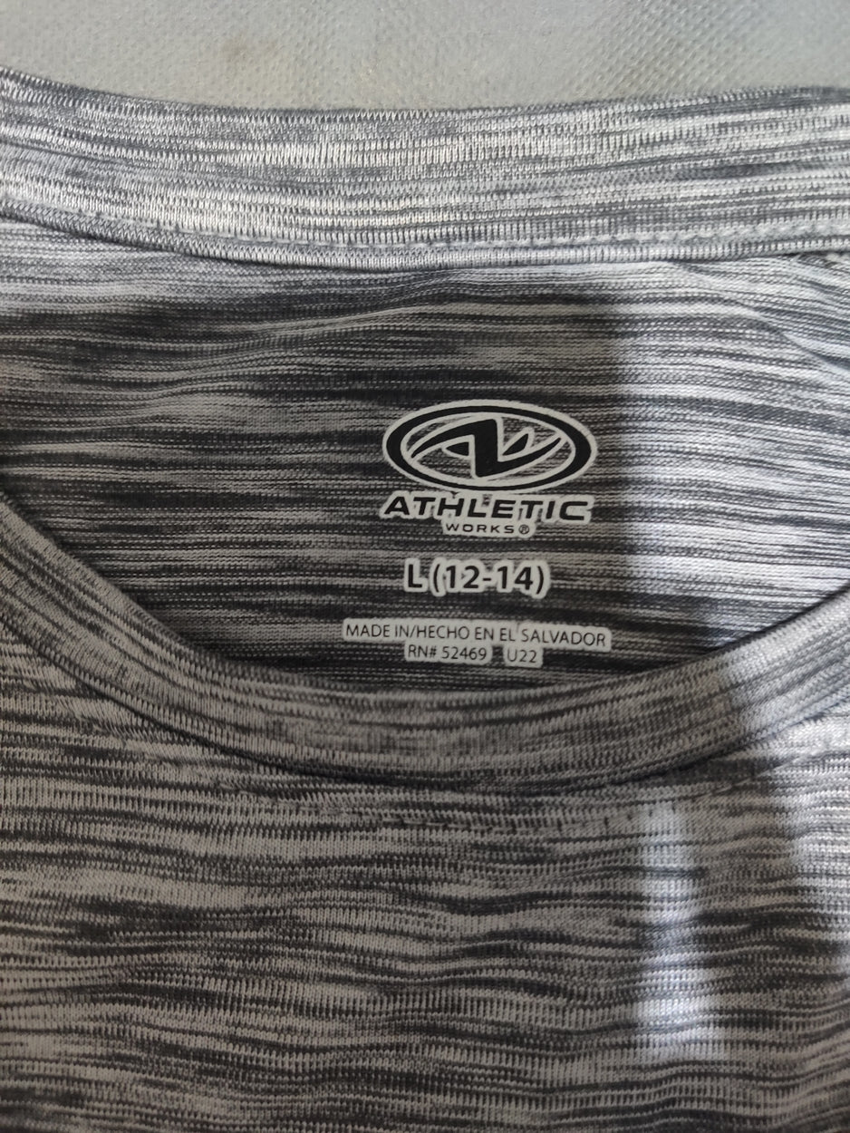 Athletic Works Women Sport Gray T Shirt