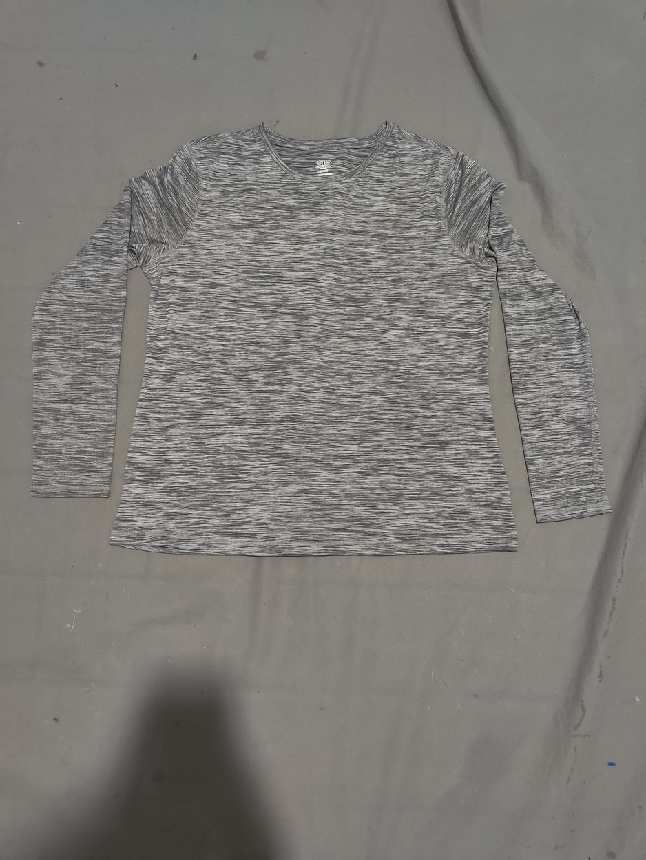 Athletic Works Women Sport Gray T Shirt