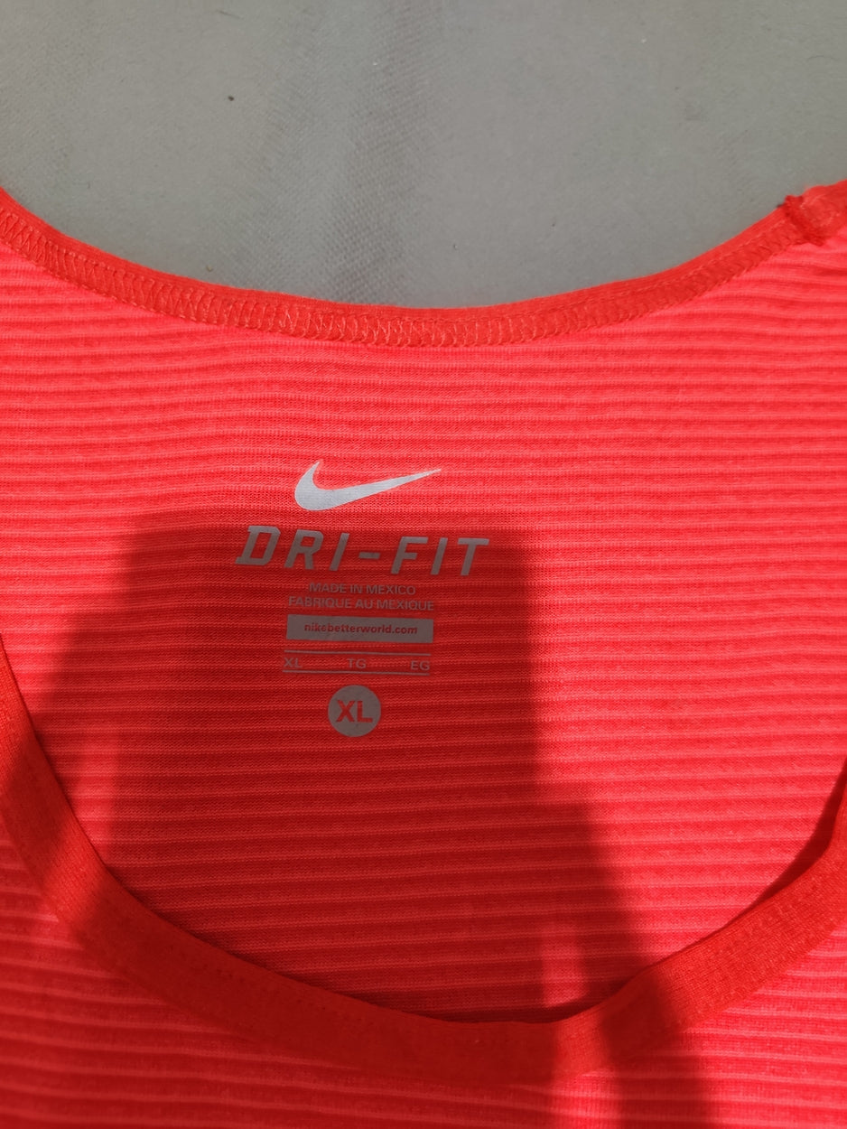 Nike Women Sport Red Vest T Shirt