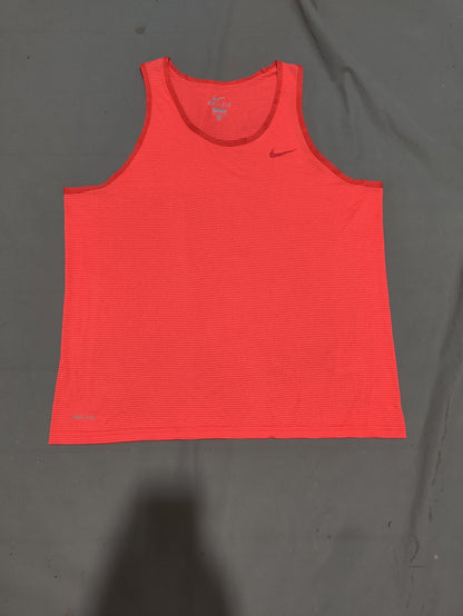 Nike Women Sport Red Vest T Shirt