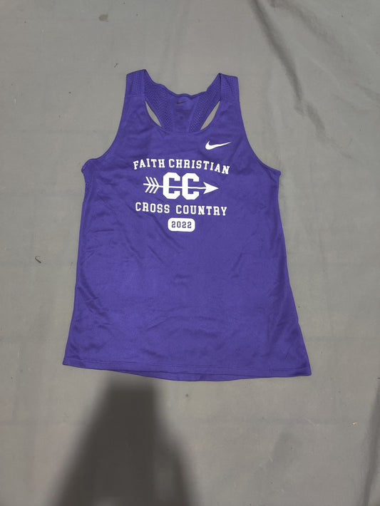 Nike Women Sport Purple Vest T Shirt