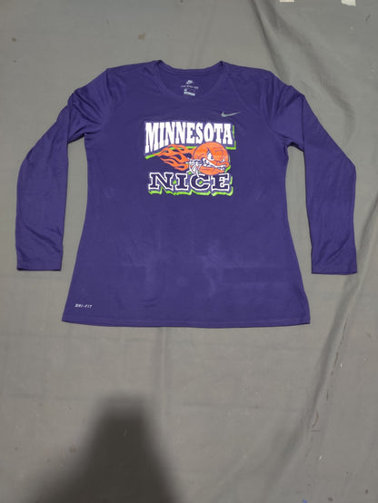 Nike Women Sport Purple T Shirt