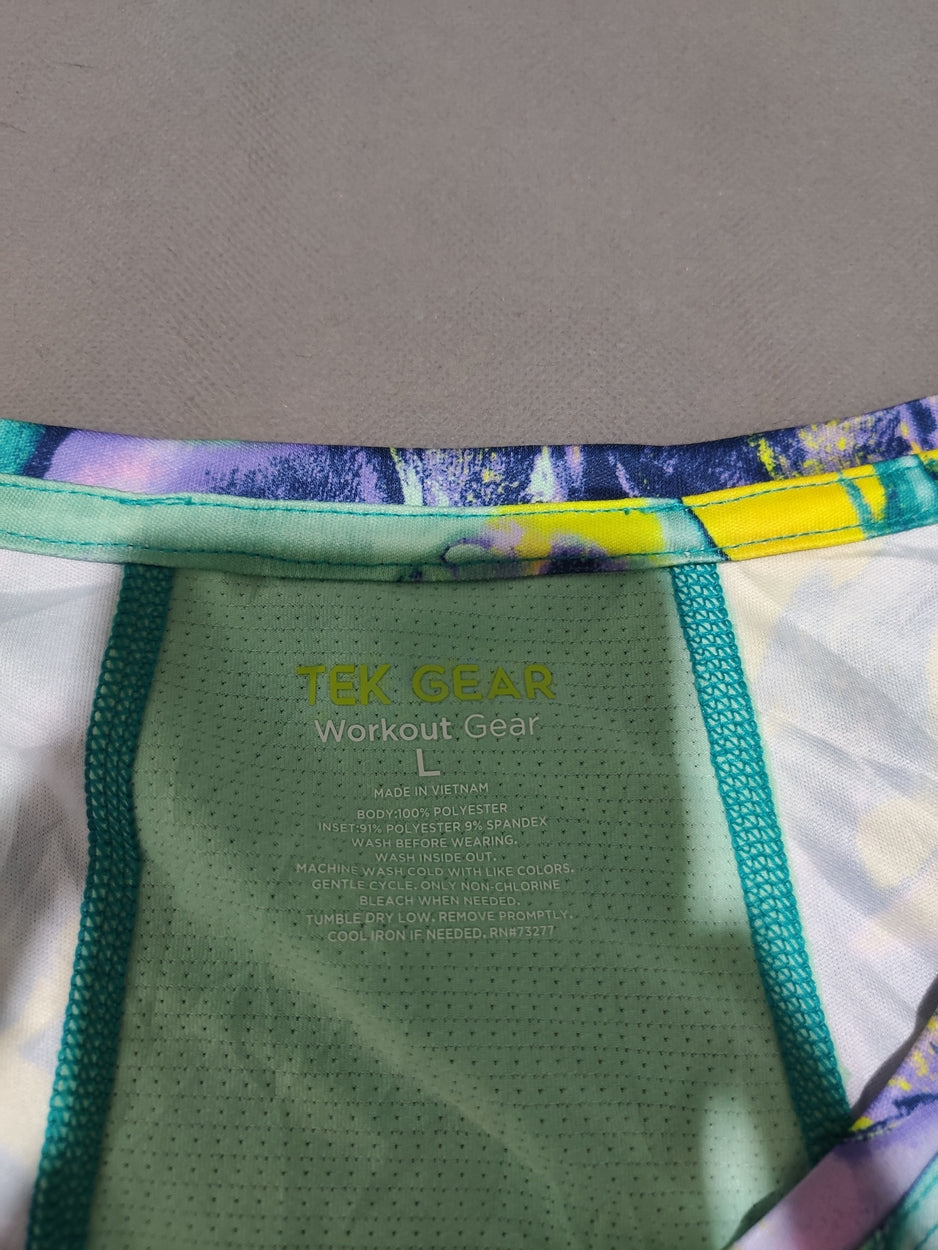 Tek Gear Women Sport Green Vest T Shirt
