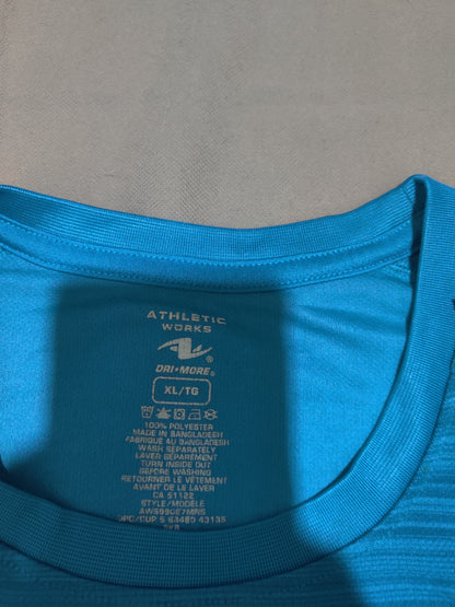 Athletic Works Women Sport Blue Vest T Shirt