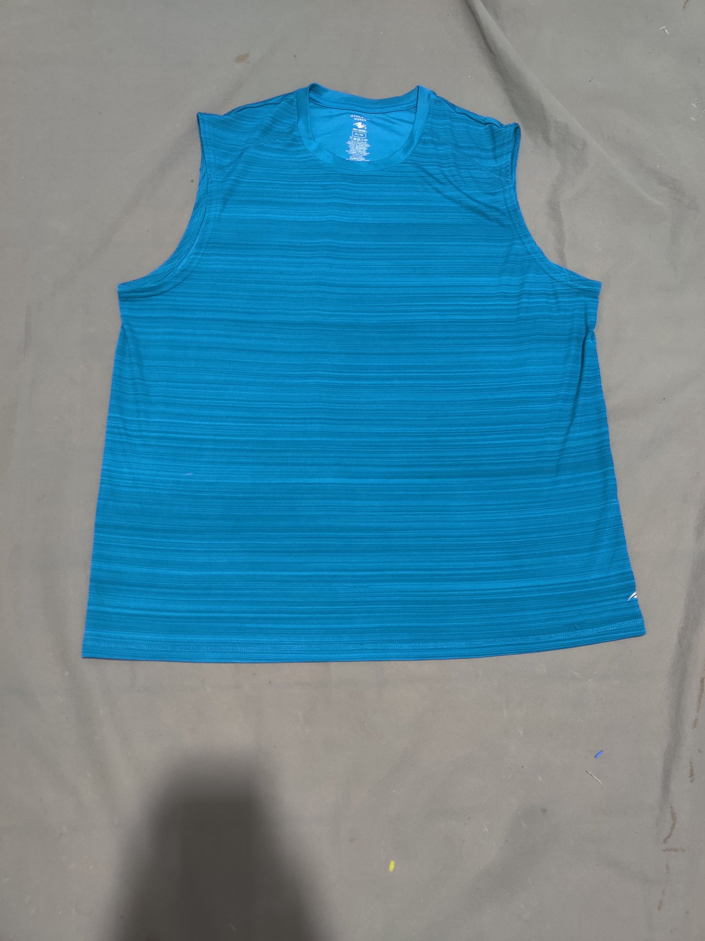 Athletic Works Women Sport Blue Vest T Shirt