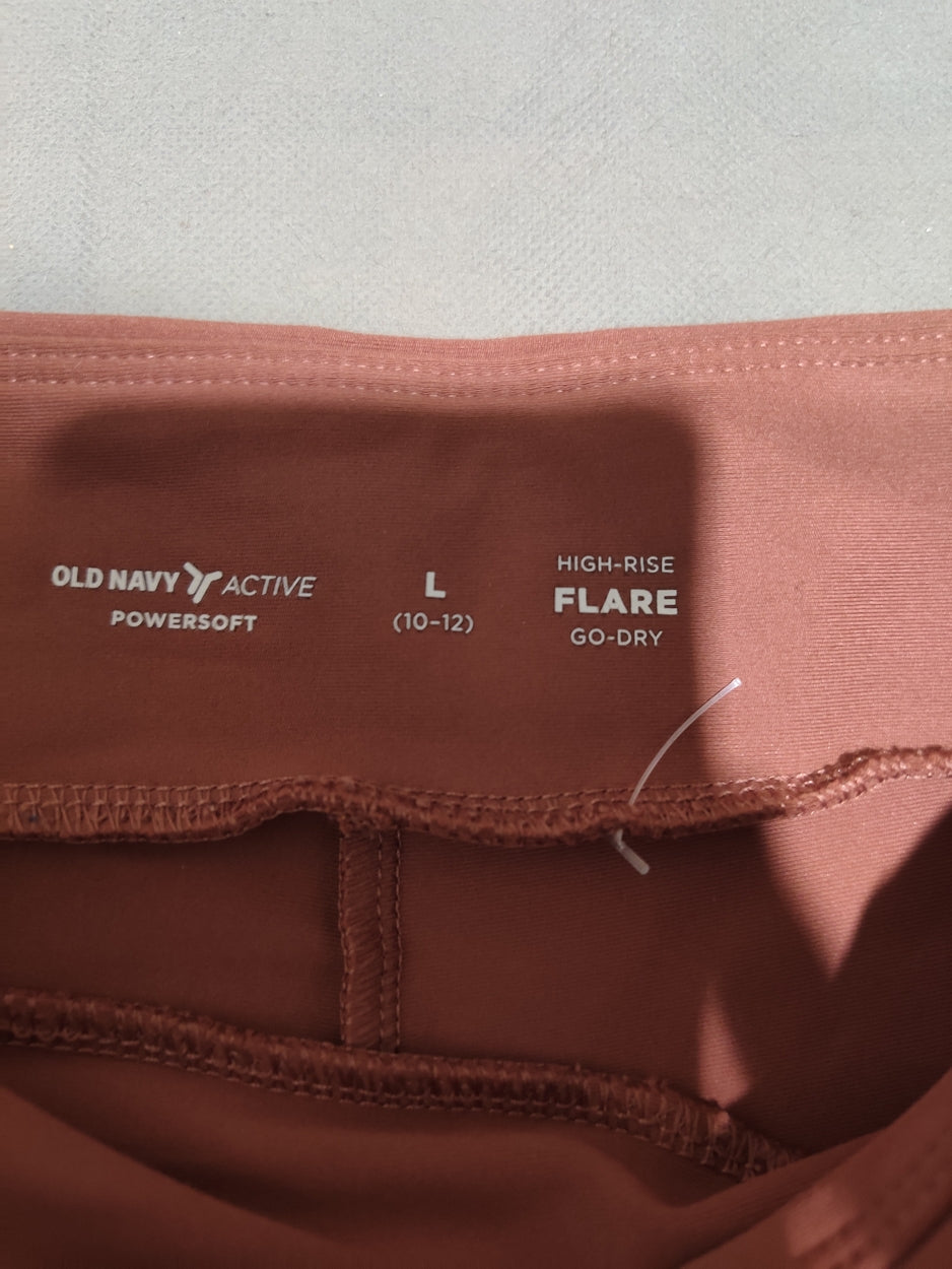 Old Navy Women Brown Sport Tights