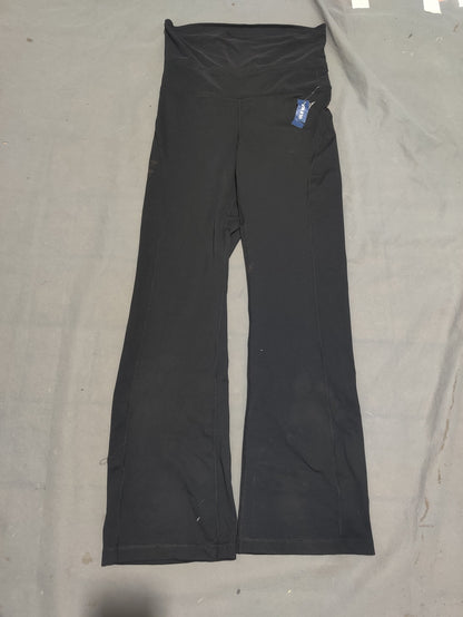 Old Navy Women Black Sport Tights