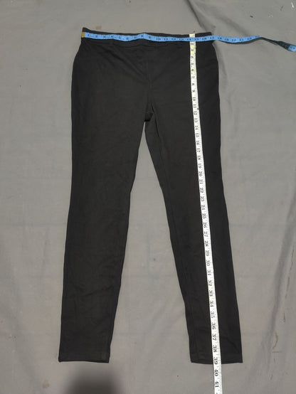 Time And Tru Women Black Sport Tights