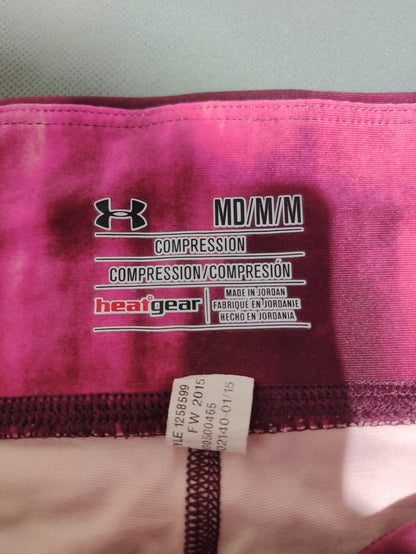 Under Armour Women Pink Sport Tights