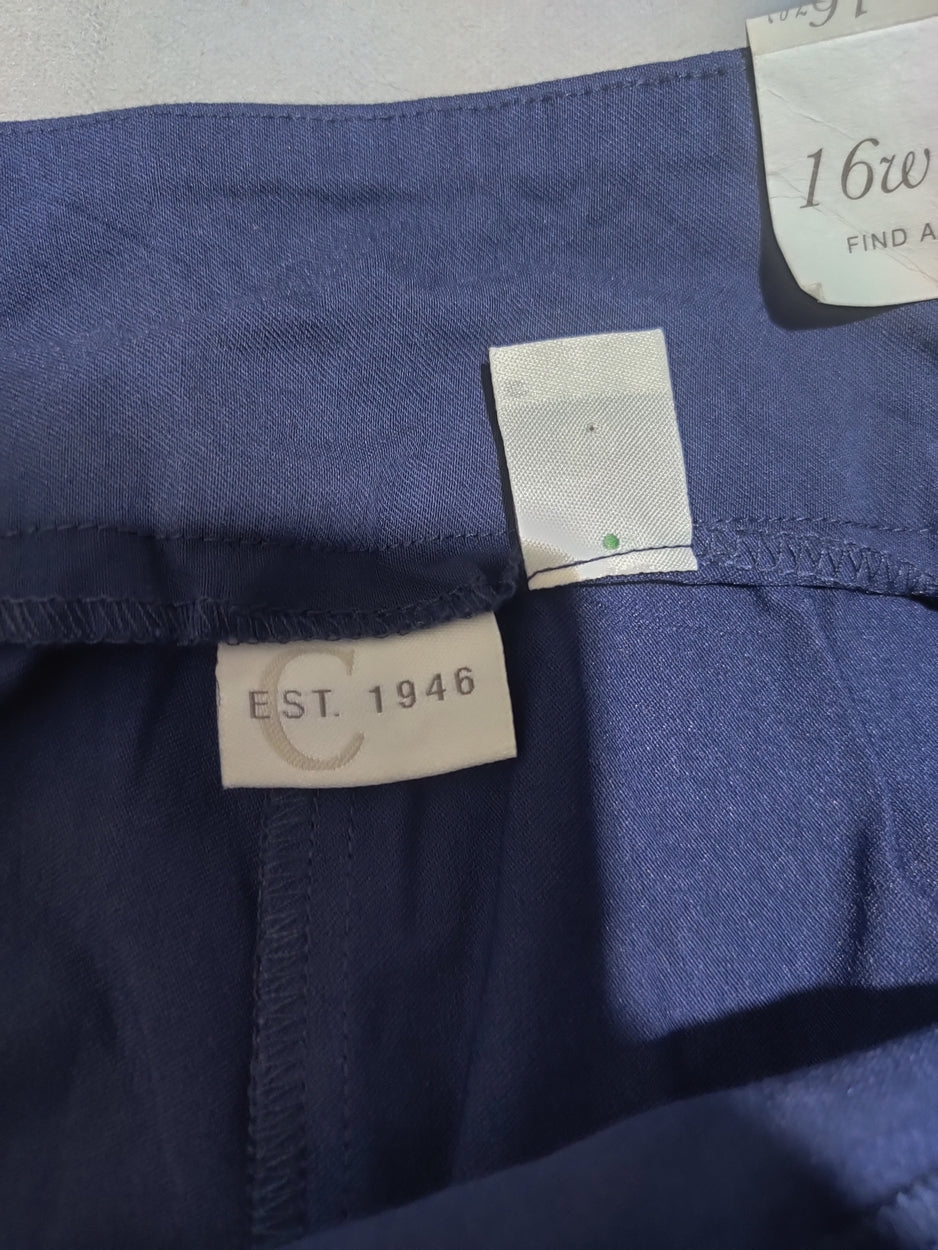Est 1946 Women Blue Sport Tights