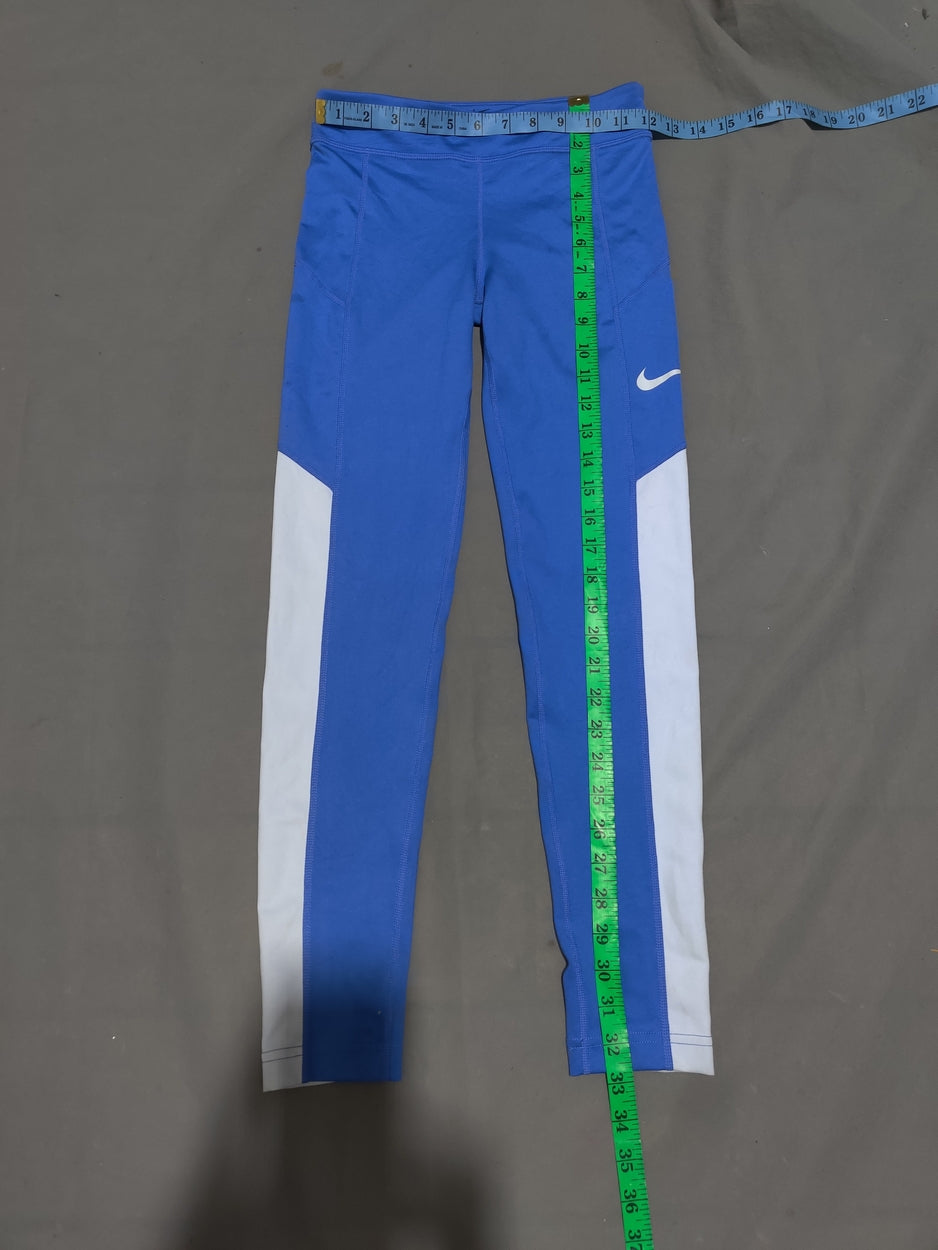 Nike Women Blue Sport Tights