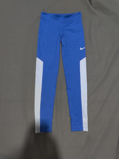 Nike Women Blue Sport Tights