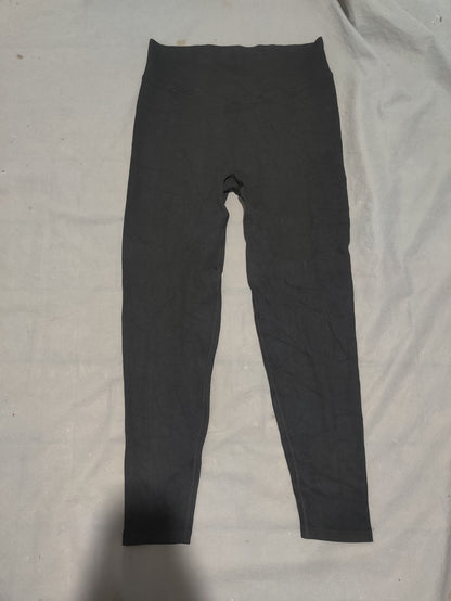 Pink Women Black Sport Tights