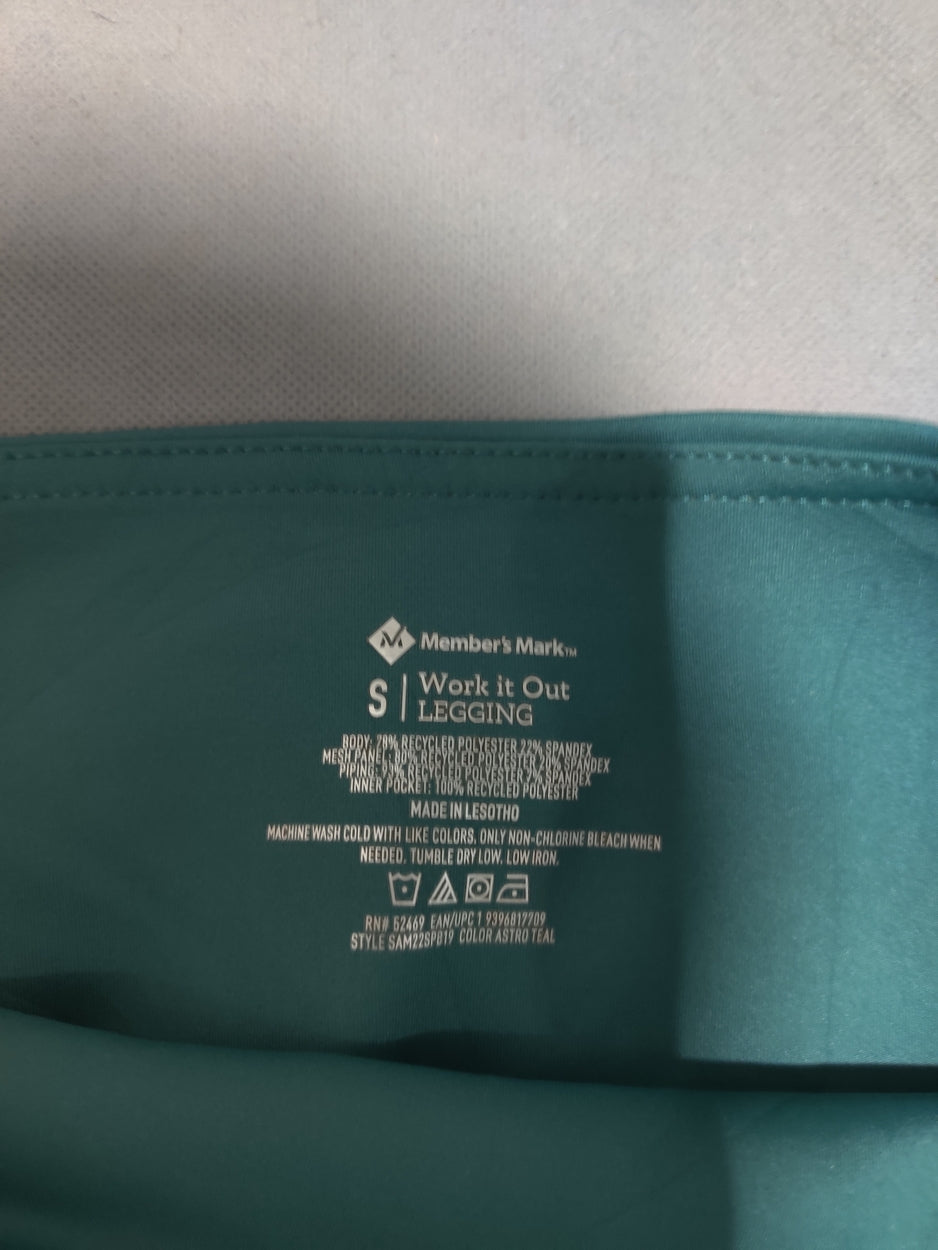 Member's Mark Women Green Sport Tights