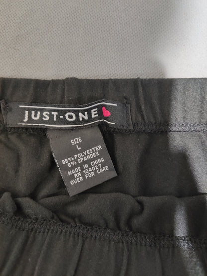 Just One Women Black Sport Tights