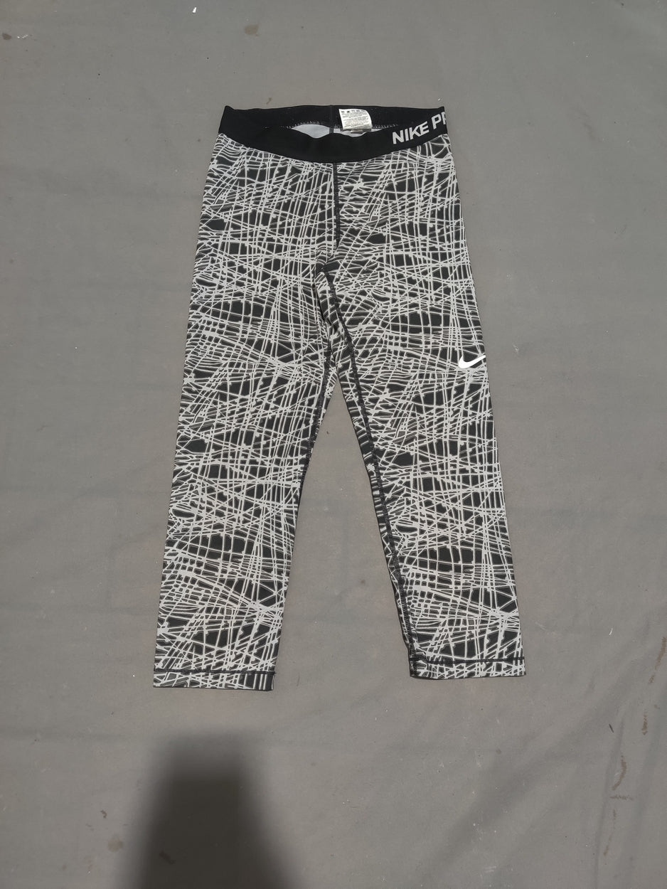 Nike Women Gray Sport Tights