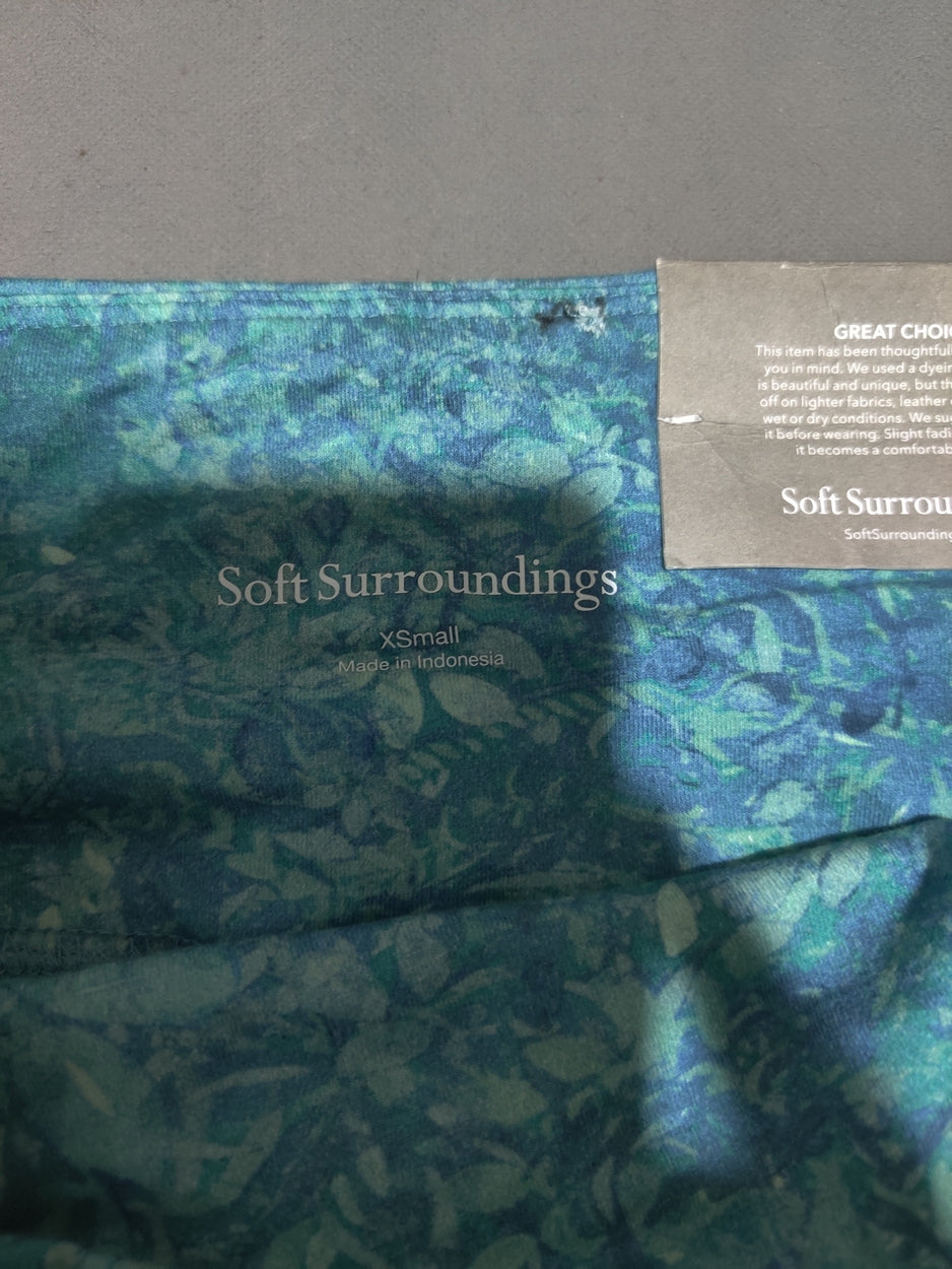 Soft Surrounding Women Blue Sport Tights