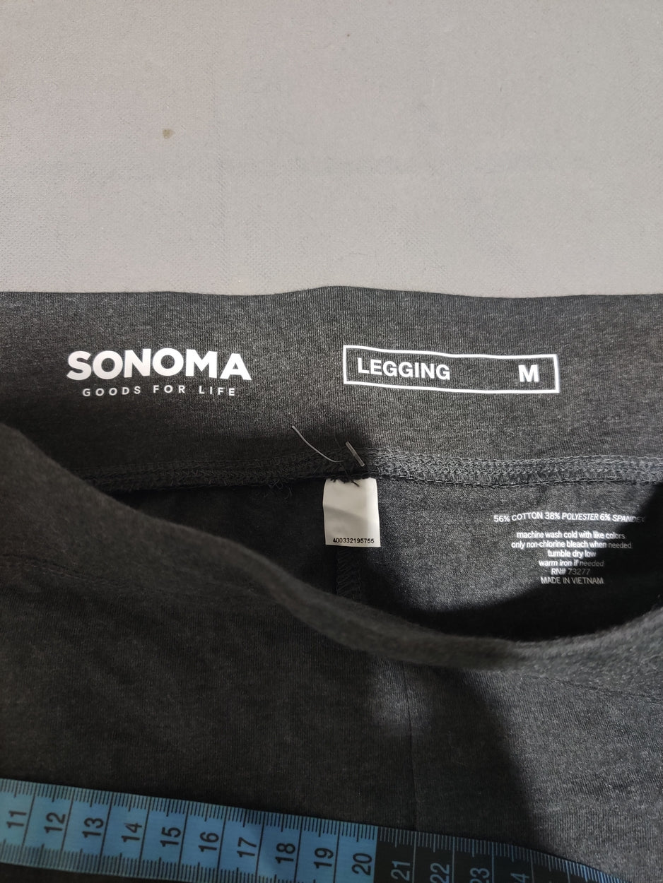 Sonoma Women Gray Sport Tights