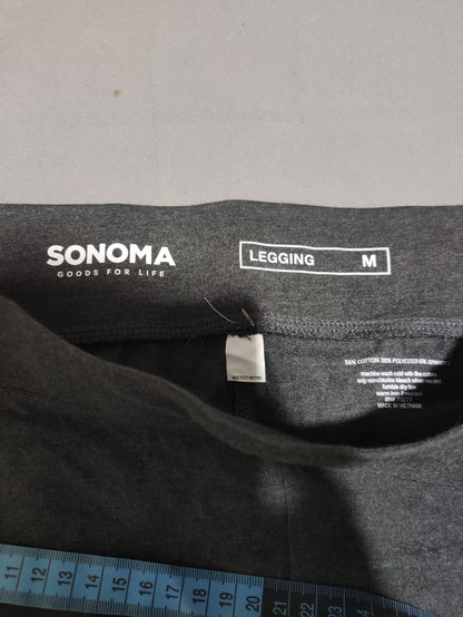 Sonoma Women Gray Sport Tights