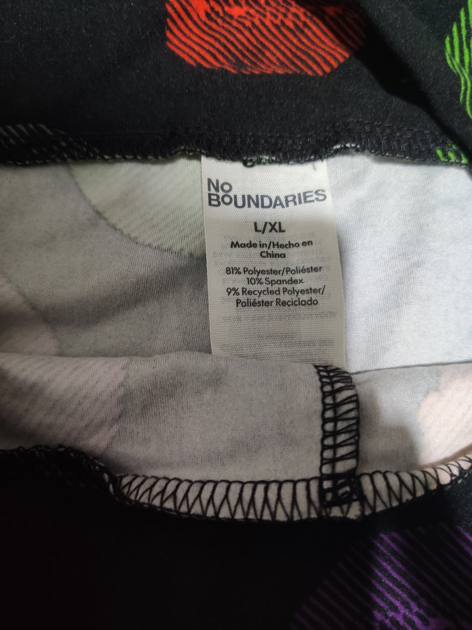 No Boundaries Women Black Sport Tights