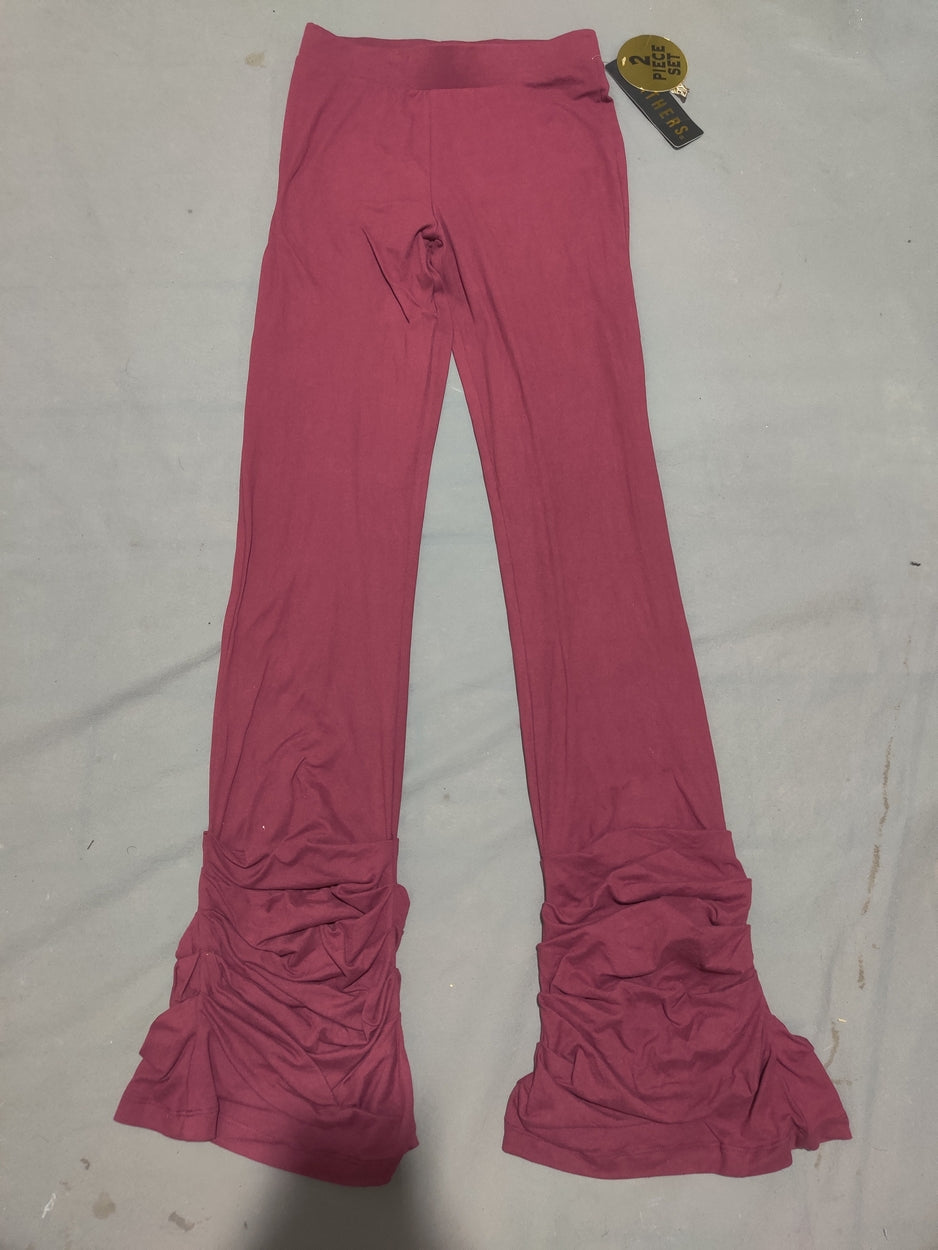 Feathers Women Maroon Sport Tights