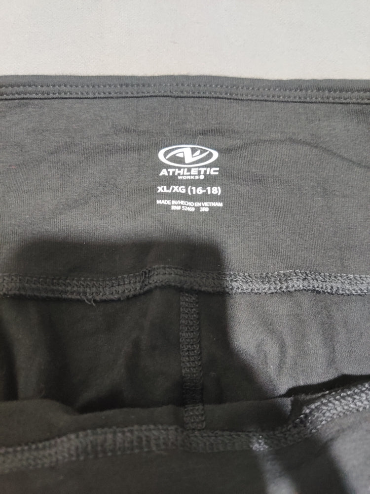 Athletic Works Women Black Sport Tights