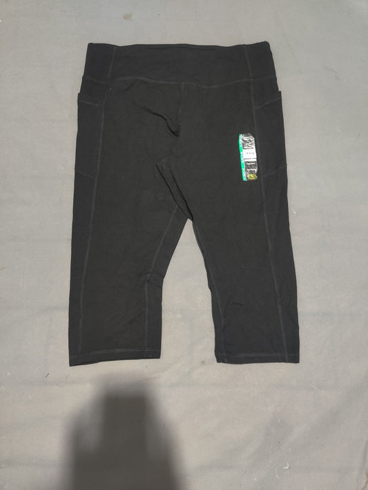 Athletic Works Women Black Sport Tights