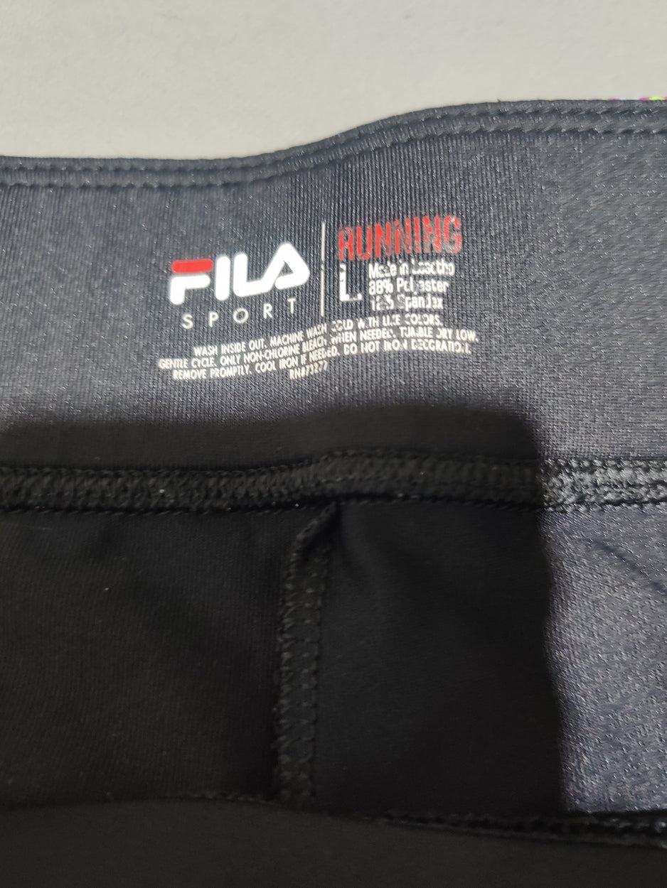 Fila Women Black Sport Tights