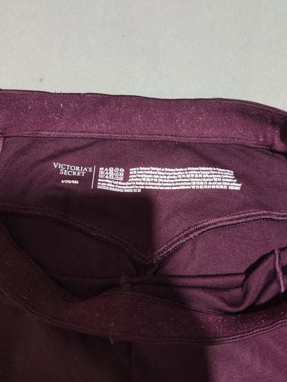 Victoria's Secret Women Maroon Sport Tights
