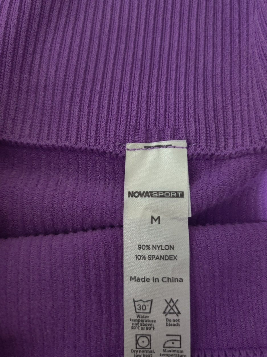 Nova Fashion Women Purple Sport Tights